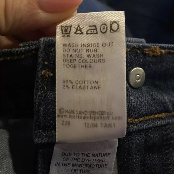 Marks & Spencer Denim Jean Midi‎ Skirt Womens Size 6 (1105) - Picture 4 of 5